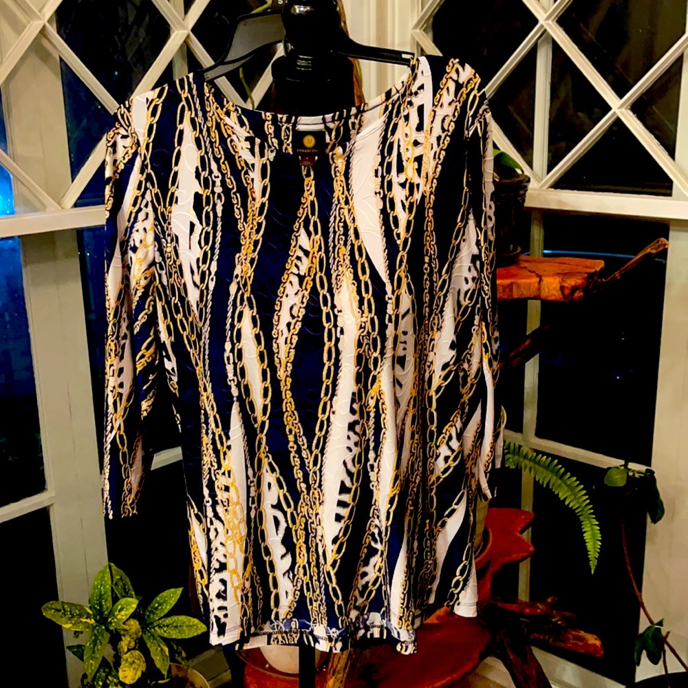 JM collection 3/4 sleeve shirt